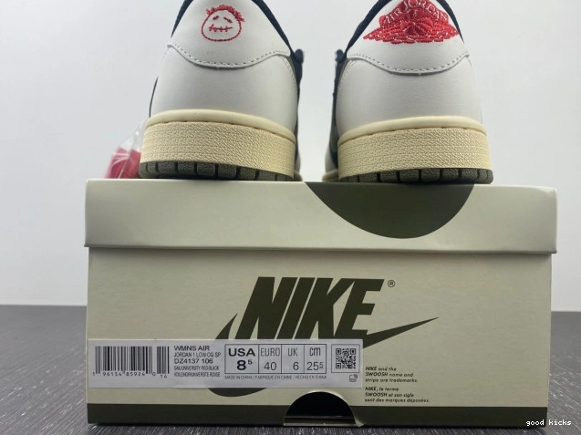 Cheap WMNS x OG Olive 1 Travis Air Scott Low DZ4137-106 Jordan 0715